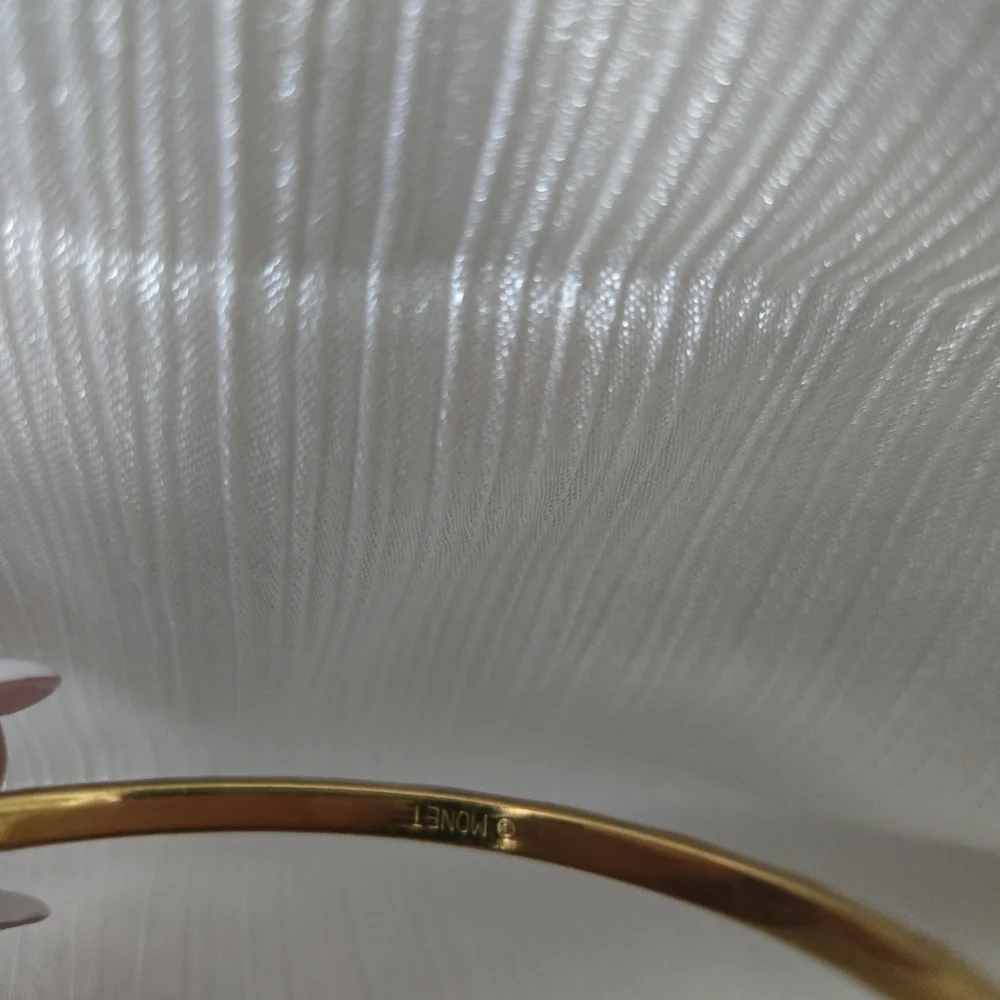 Monet Gold-Tone Textured Bracelet - Picture 4 of 4
